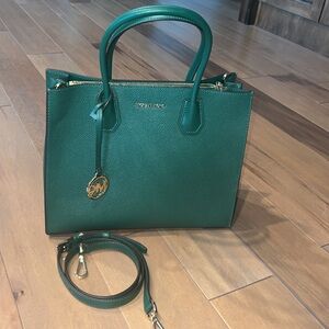 Michael Kors Mercer pebble leather bag